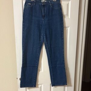 Lee Dark Blue Straight Leg Women's Jeans